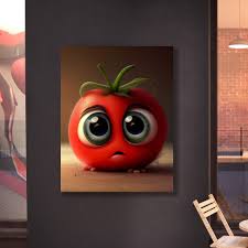 rosie draguta pixar stil cu ochii mari – The Print Studio