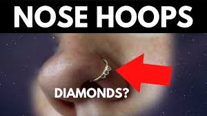 Grasp the stud at the part that stays outside your nose. How To Put In A Hoop Nose Ring Nose Rings Hoop Nose Hoop With Diamond Hoop Nose Ring With Diamond