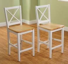 Tms Virginia Cross Back 30 Bar Stool Set Of 2 Multiple Colors Walmart Com In 2020 Home Bar Furniture Primitive Dining Rooms Solid Wood Kitchens