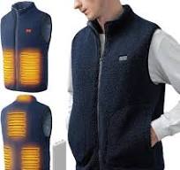 LABEWVI Gilet Chauffant, Veste chauffante Homme Femme, Doudoune avec  10000mAh Batterie Incluse, Polaire Blouson, USB Électrique Manteau avec 3  Niveau ...