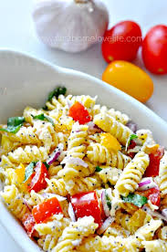 Use festive pasta for special holidays or events. Garlic Lovers Pasta Salad First Home Love Life