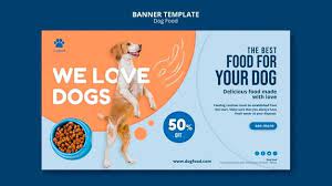 Download Dog Food Banner Template For Free Dog Food Recipes Food Banner Banner Template