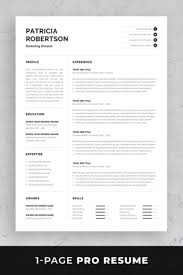 Download all 6,398 resume one page graphic templates unlimited times with a single envato elements subscription. Professional 1 Page Resume Template Modern One Page Cv Etsy One Page Resume Template Resume References Resume Template Professional