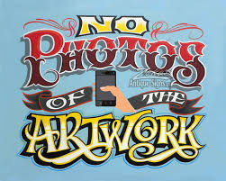 Tattoo Or Gallery Print No Photos Of Art From An Original Etsy Gallery Print Tattoo Shop Interior Painted Signs
