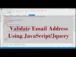 The whole purpose of the javascript email validation should be to check for any unintentional error how to validate email addresses in a column of worksheet? How To Validate Email Address Using Javascript Or Jquery Youtube