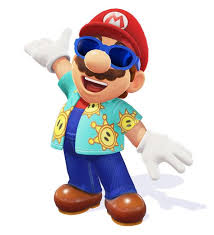 Sunshine Mario From Super Mario Odyssey