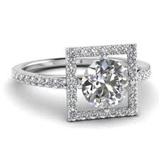 Find great deals on ebay for square engagement ring. Round Cut Diamond Engagement Ring In 950 Platinum Fascinating Diamonds