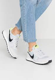 Nike Sportswear INTERNATIONALIST - Trainers - grey fog/black/lemon/summit  white/grey - Zalando.co.uk