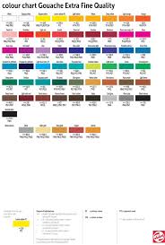 Royal Talens Colour Chart Talens Extra Fine Quality Gouache