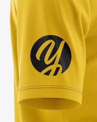 Polo T Shirt Mockup In Apparel Mockups On Yellow Images Object Mockups