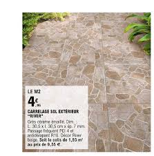 Quelques exemples de carrelage à découvrir dans le catalogue de chez leroy merlin : Offre Carrelage Sol Exterieur River Chez Eleclerc Brico