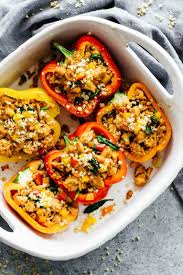 Spicy Southwest Whole30 Stuffed Peppers Jar Of Lemons