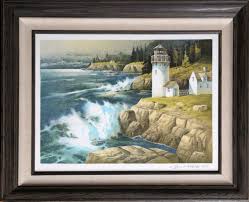 Seascape With Lighthouse