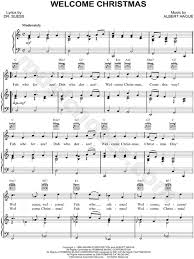 So long as we have hands to clasp. Welcome Christmas From How The Grinch Stole Christmas 1966 Sheet Music In C Major Transposable Download Print Sku Mn0060869