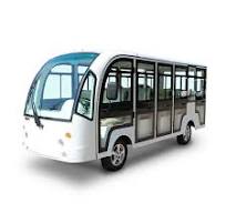 14-Seats Electric City Bus with Doors Electric Shuttle Bus (DN-14C)