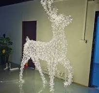 2021 Outdoor Waterproof IP67 3D Large Deer Motif Lights Decorative Holiday  Motif Lights Shopping Mall - AliExpress