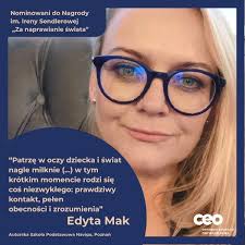 Są na tym świecie nauczycielki, którym naprawdę zależy? Oczywiście! Dziś  opowiemy o dwóch właśnie takich nauczycielkach, które zostały nominowane do  Nagrody im. Ireny Sendlerowej "Za naprawianie świata"! Są to: 💥Edyta Mak  oraz