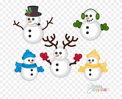You also need a snowflakes falling from the sky, and to create what is technically known in the world of building a snowman snow is so good packing snow. Snowman Free Cute Clipart Clip Art On Transparent Png 5 Snowmen Clipart 4849448 Pinclipart