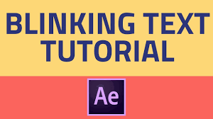 We've covered some basic compositing tips in after effects before, so now let's learn some techniques for compositing special effects. After Effects Text Blink Tutorial After Effects Tutorial Blinking Flickering Text Animation Youtube