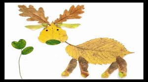 How To Make Animal Pictures With Leaves Leaf Arts For Kids Animal Pi Autumn Leaves Craft Autumn Leaves Art Nature Crafts