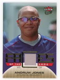 Andruw Jones 2007 Fleer Faces of the Game #GF-AJ Card
