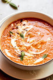 Simple to make and oh so tasty! Ina Garten S Roasted Tomato Basil Soup Little Broken