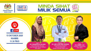 Pengarah kesihatan negeri terengganu dengar sini. Jom Saksikan Fb Live Jabatan Kesihatan Negeri Johor