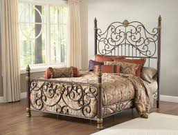 Wrought iron fencing is a beautiful and often intricate fencing option that can give a high class flare to your home. Hillsdale Stanton Wrought Iron Bed With Matching Side Rail 1751bqr Hillsdale Furniture