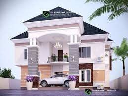 Terrace duplex often come in groups of four (4) or more duplexes joined together by common walls. Traditional 4 Bedroom Duplex Design Nigeria Duplex Design Duplex House Design Small House Design Plans