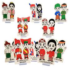 Masyarakat minang bangga dengan asal usul mereka, sehingga mereka masih. Jual Mainan Bahan Kayu Mdf Pakaian Adat Kota Bandung Mainankayu Tokopedia