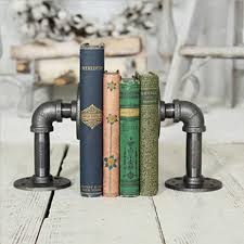 Check spelling or type a new query. Warm Van Industrial Pipe Bookends Pipe Shelf Brackets Rustic Farm House Industrial Iron Pipe Decor Shelves Bookshelves Floating Brackets Office Desk Bookmark 2pcs Hardware Tools Home Improvement Semo Es