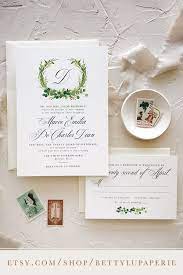 Elegant Wedding Invitation Wedding Invitation Spring Greenery Wedding Wedding Invitations Romantic Vintage Wedding Invitations Discount Wedding Invitations