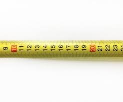 If it's in inches, there are big marks for inches and smaller marks for parts of an inch. Steel Tape Measure Series 100 25ft 7 5m Professional Wide Read Magnetic Tipped