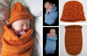 Such sleep sacks are cosy, warm and give safety. Owlie Knitted Sleep Sack And Hat Free Knitting Patterns