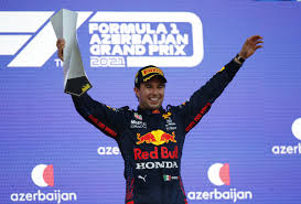 Sergio checo pérez, confirmó su llegada a red bull. Red Bull S Sergio Perez Wins F1 Azerbaijan Grand Prix Chinadaily Com Cn