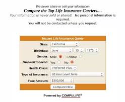 where could i find term life insurance rate chart table quora