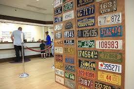 Some Of Allen S License Plate Collection Is On Display In The County Treasurer S Office At The Douglas County Courthouse W License Plate Douglas County Plates