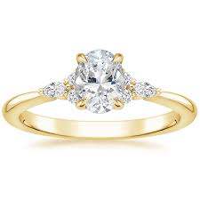2 ct filigree rings for women with moissanite solitaire. Cluster Accent Diamond Ring Nadia Brilliant Earth