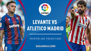 Sigue en vivo el minuto a minuto del enfrentamiento entre atlético de madrid y levante en el wanda metropolitano de la jornada 24. Levante V Atletico Madrid Predictions Live Stream Tv La Liga Live Action