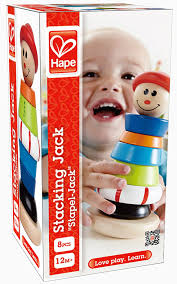 Hape Stacking Jack Wooden Ring Balancing Toddler Toy : Amazon.sg: Toys