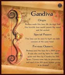 Gandiva Arjun S Bow Hindu Philosophy Hindu Mantras Hindu Rituals