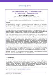 Task Based By Elearning Papers Via Slideshare