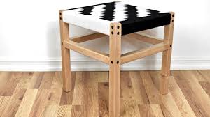 How To Weave A Herringbone Chair Seat Diy Hardwood Stool Youtube