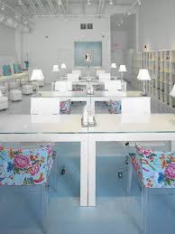 Polished Beauty Lounge Habachy Designs Interior Design Beauty Lounge Salon Interior Nail Salon Design