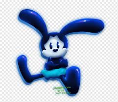 I am a big oswald fan so i will post something about oswald here from time to time now. Oswald The Lucky Rabbit Mickey Mouse Youtube Art Poor Blue Computer Wallpaper Vertebrate Png Pngwing