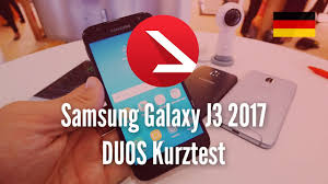 Samsung Galaxy J3 2017 DUOS Kurztest ...