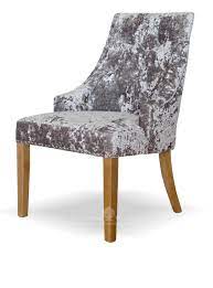 20.00 inches deep x 21.50 inches wide x 40.00 inches high › see more product details Bergen Silver Deep Crushed Velvet Dining Chair Edmunds Clarke Ltd