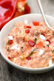 Griechischer Feta Dip Ktipiti Mit Paprika Rezept Feta Dip Rezepte Thanksgiving Rezepte Beilagen