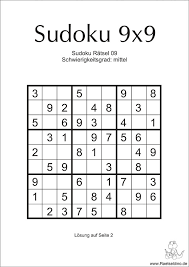 Hier können sie sudoku mit verschiedenen schwierigkeitsstufen kostenlos ausdrucken. Gratis Sudoku Vorlagen Zum Runterladen
