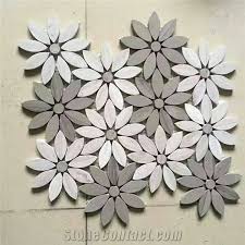 Enjoy free shipping on most stuff, even big stuff. Bianco Dolomite White Marble Mix Grey Wooden Vein Marble Mosaic Flower Pattern Tiles For Bathroom Wall Floor Interior Design Material Stone Gofar From China Stonecontact Com